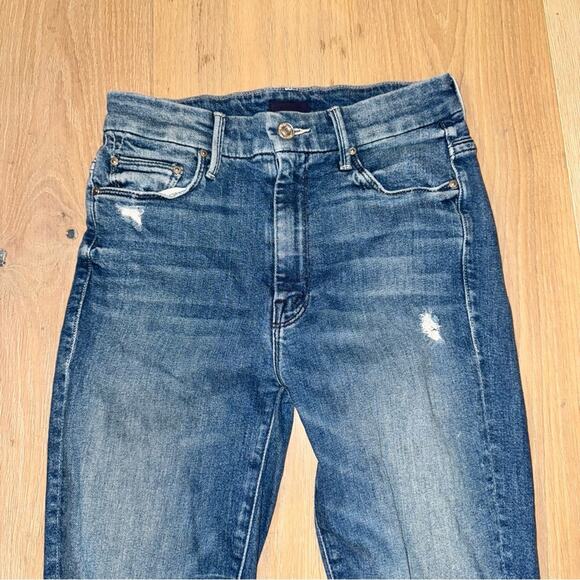 MOTHER High Waisted Looker Ankle Chew Dancing The Hula 26 - Picture 7 of 12